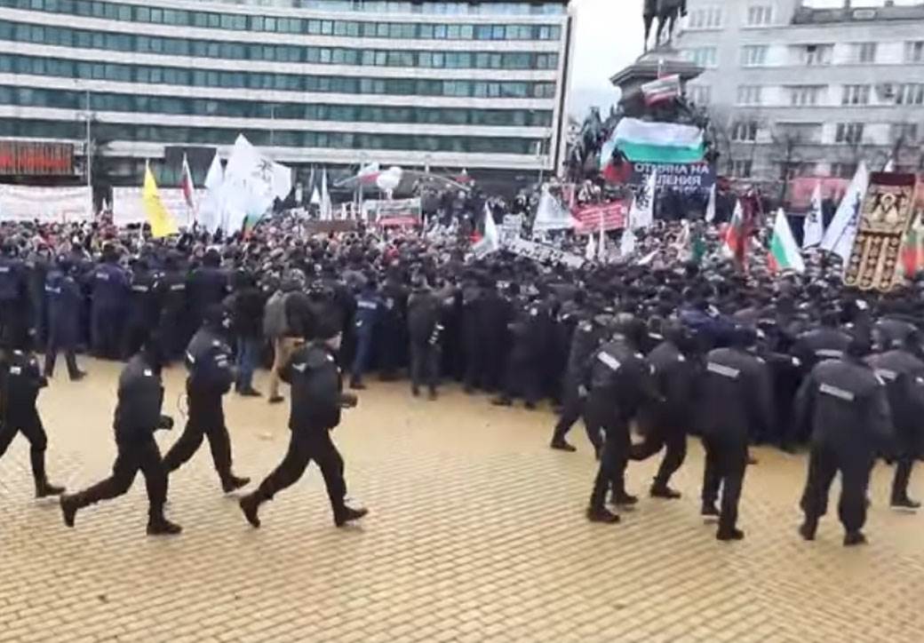  protest u bugarskoj protiv mjera 