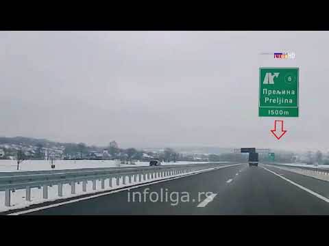  Nova nesreća na autoputu u Srbiji 