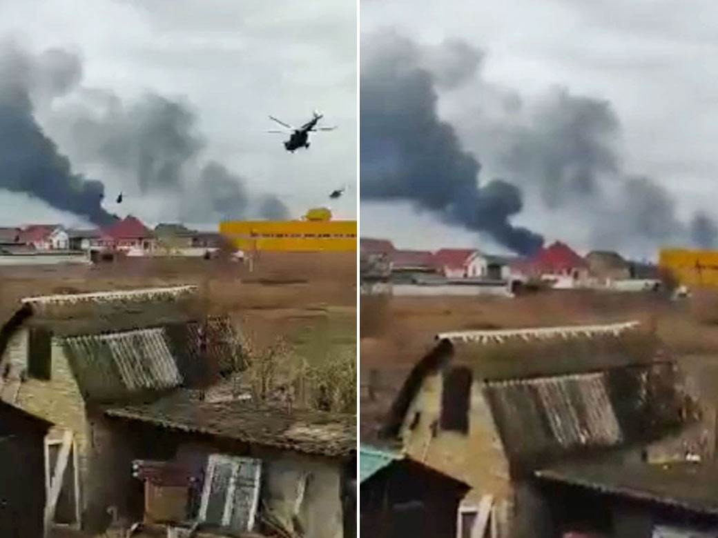  napad ruske vojske helikopterima 