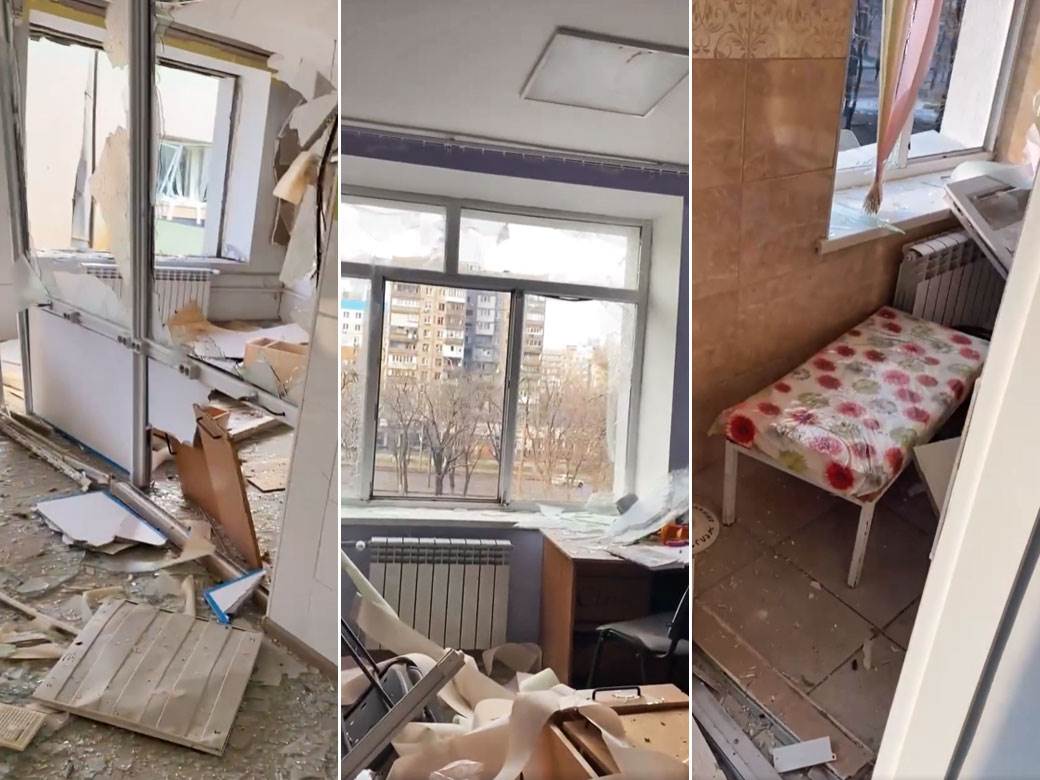  bombardovano porodilište u Mariupolju video 
