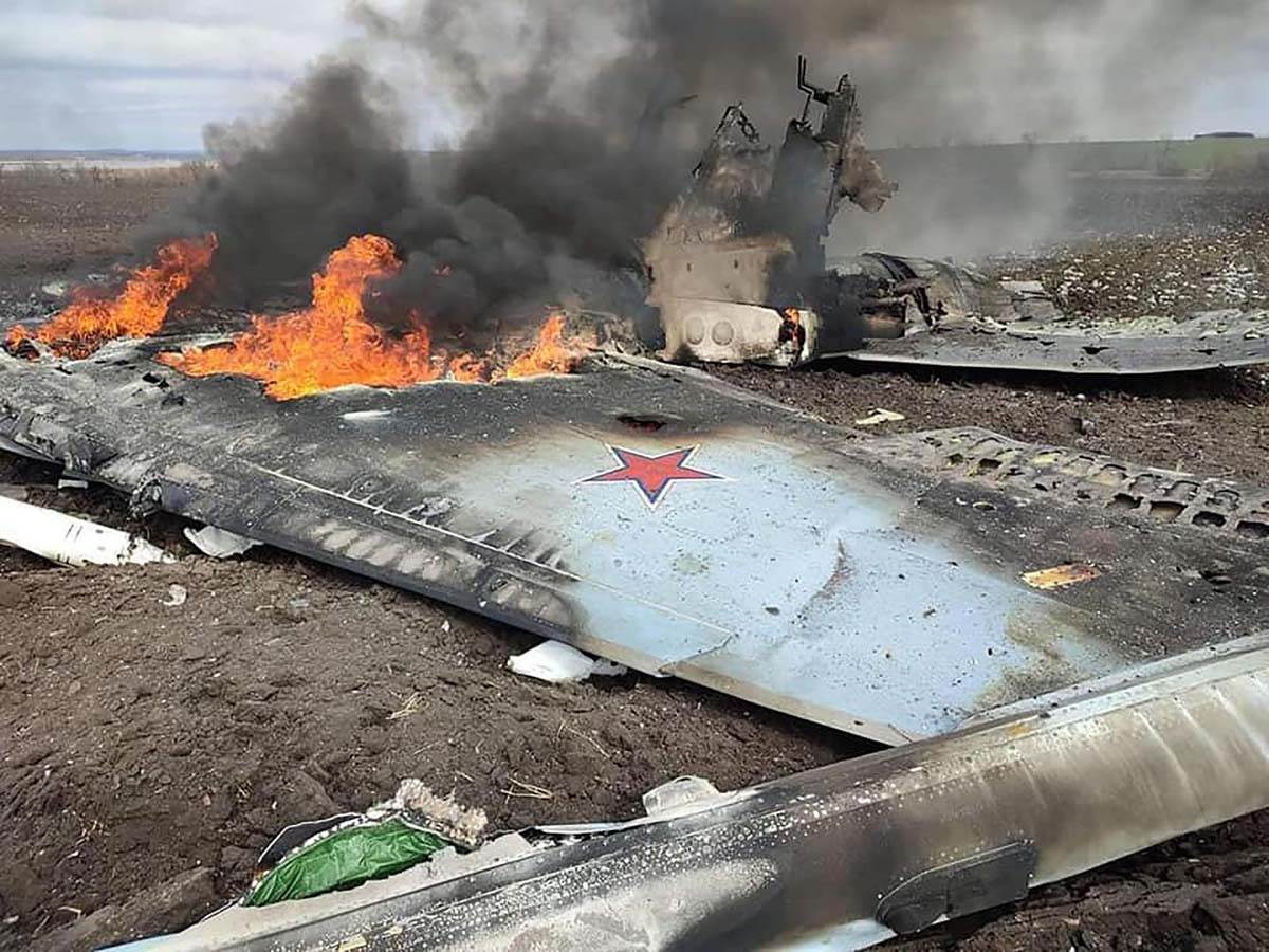  ukrajina oborila ruski avion 