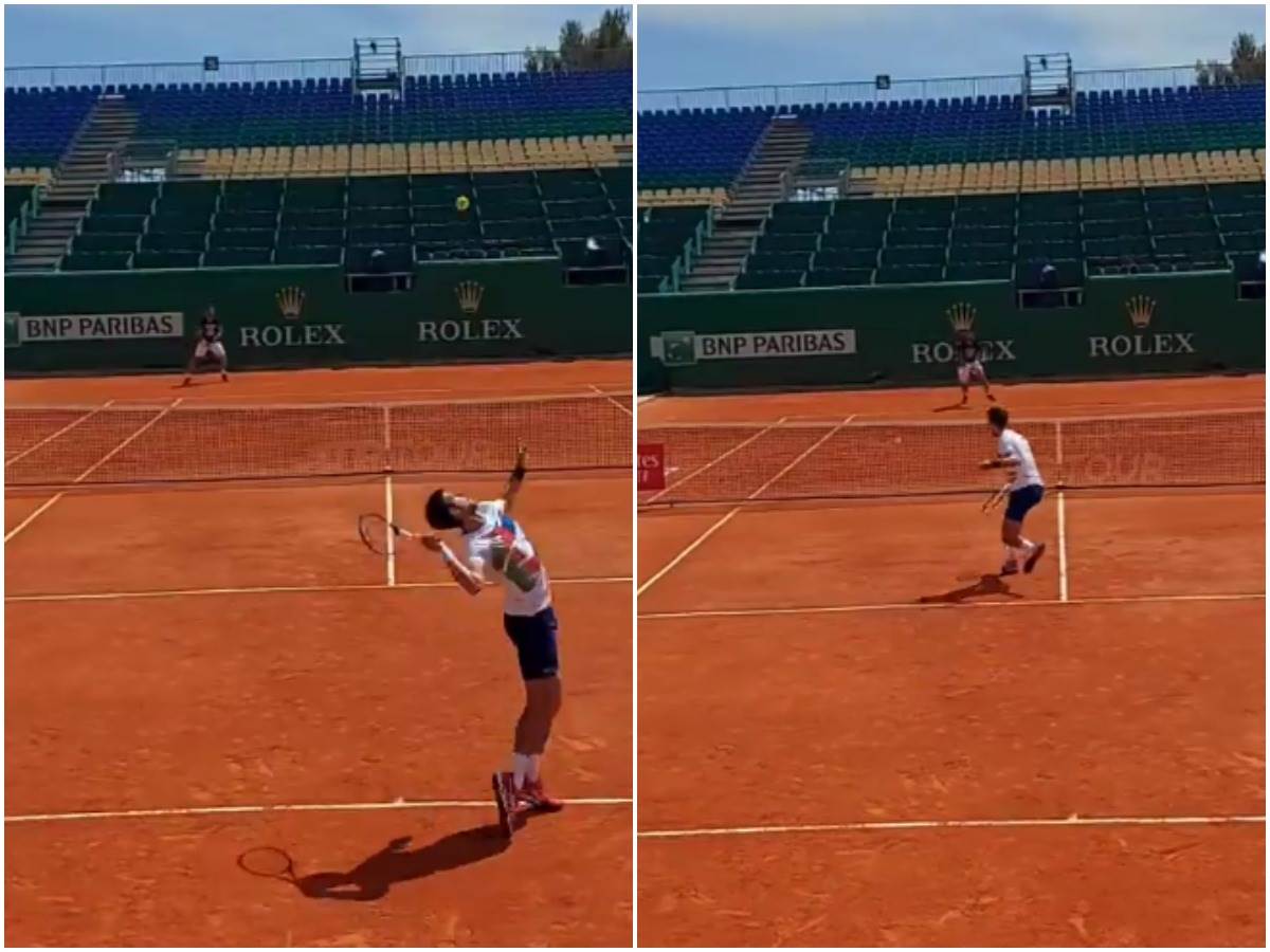  Novak Đoković trenira 1 
