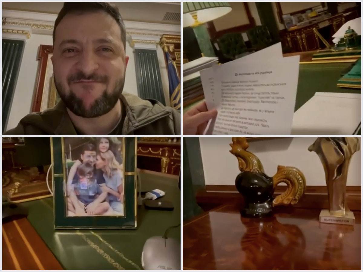  Volodimir Zelenski objavio snimak iz svog kabineta 