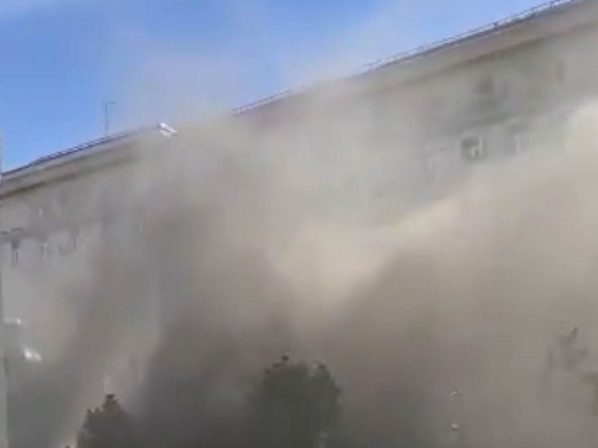  U centru Moskve izbio je požar u zgradi gradske uprave 