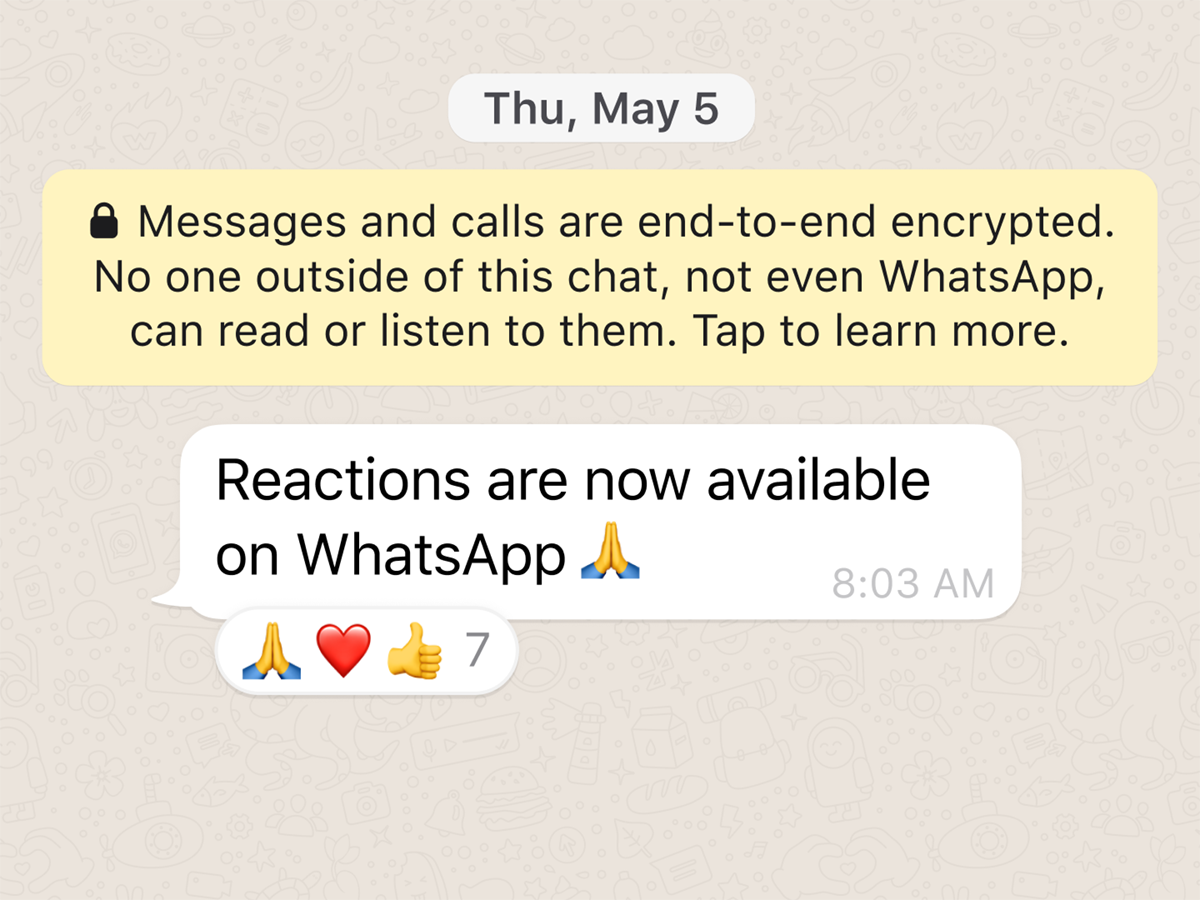  whatsapp reakcije na poruke 