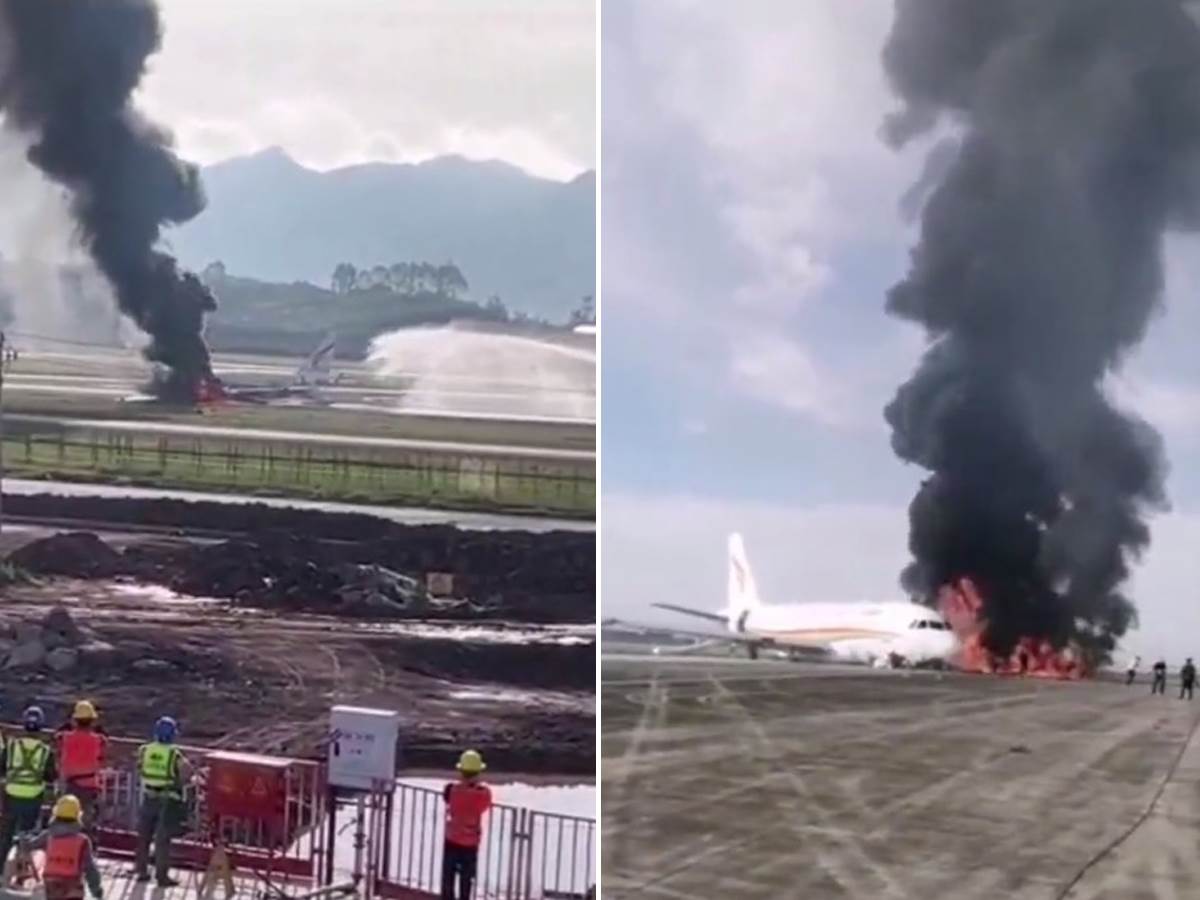  zapalio se kineski avion 