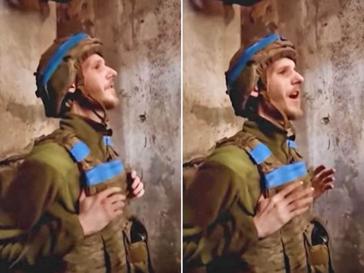  ukrajinski vojnik pjeva pjesmu sa evrovizije 