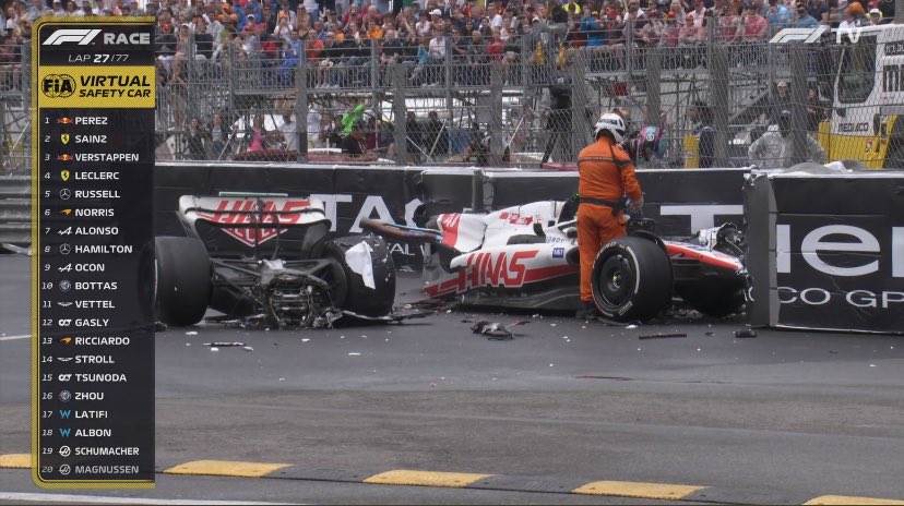   nesreću doživio je Mik Šumaher na trci Formule 1 