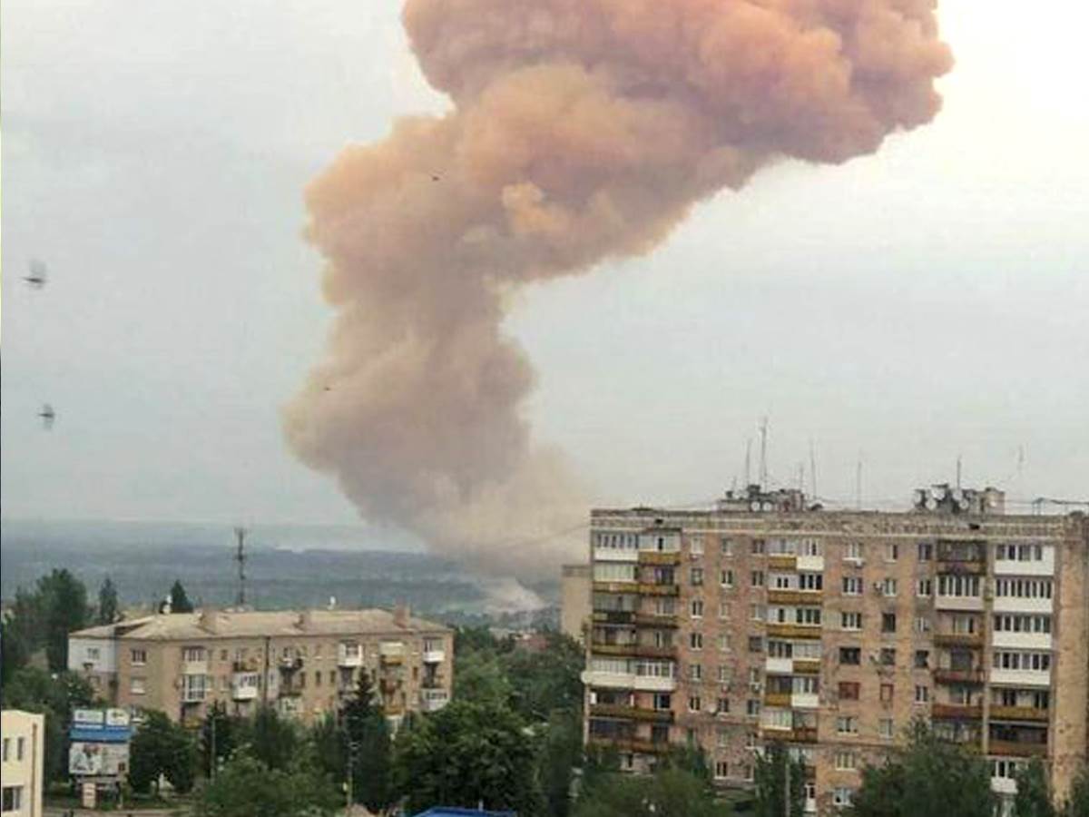  U Sjeverodonjecku je danas pogođen rezervoar sa azotnom kiselinom 