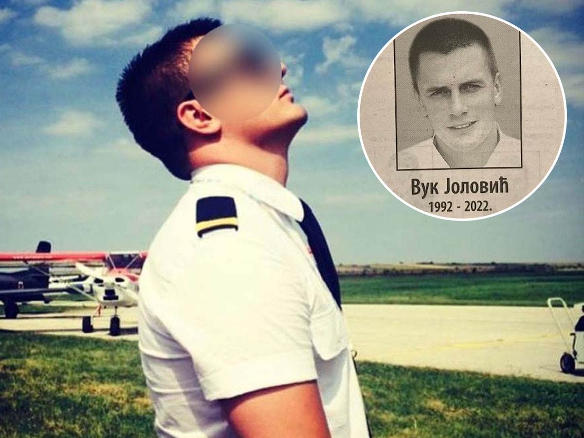 Porodica i prijatelji opraštaju se porukama u čituljama od mladog pilota Vuka Jolovića 