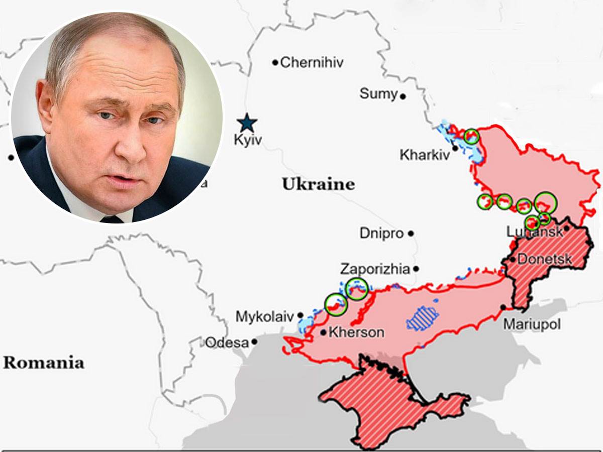  Institut za rat je objavio nove mape sukoba u Ukrajini 