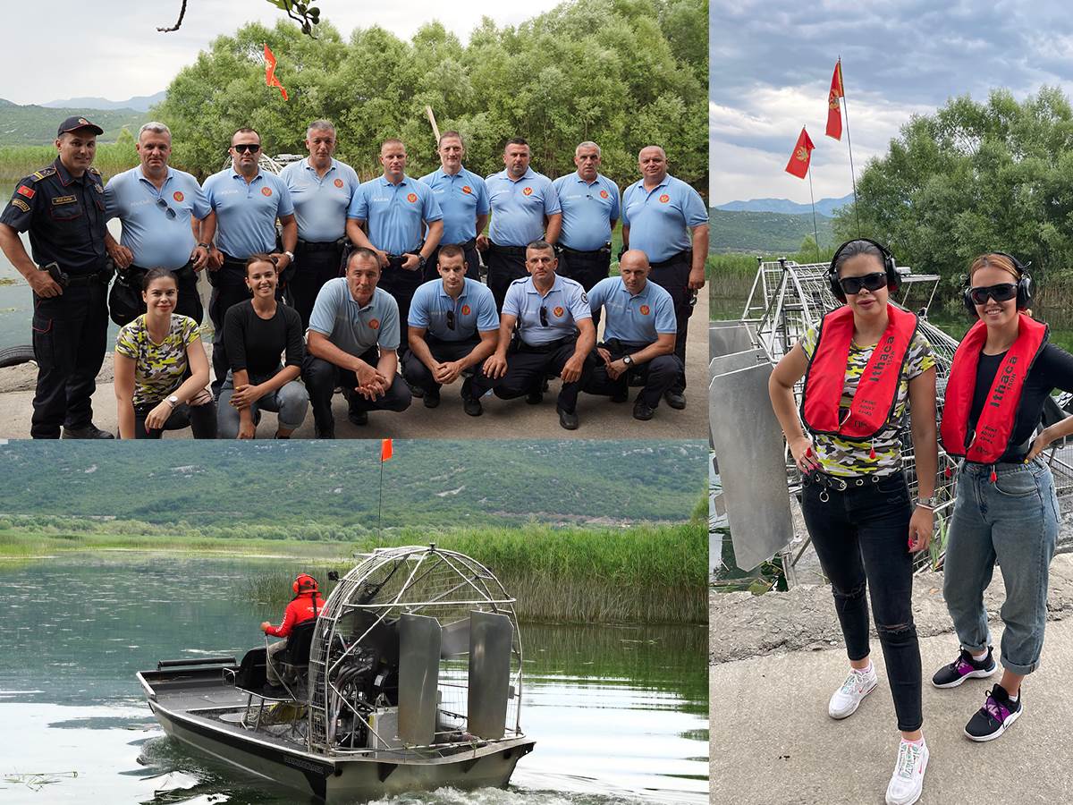  air boat camci crnogorska policija obuka 
