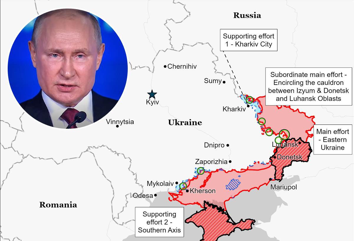 Institut za proučavanje rata objavio je novu analizu i mapu sukoba u Ukrajini 