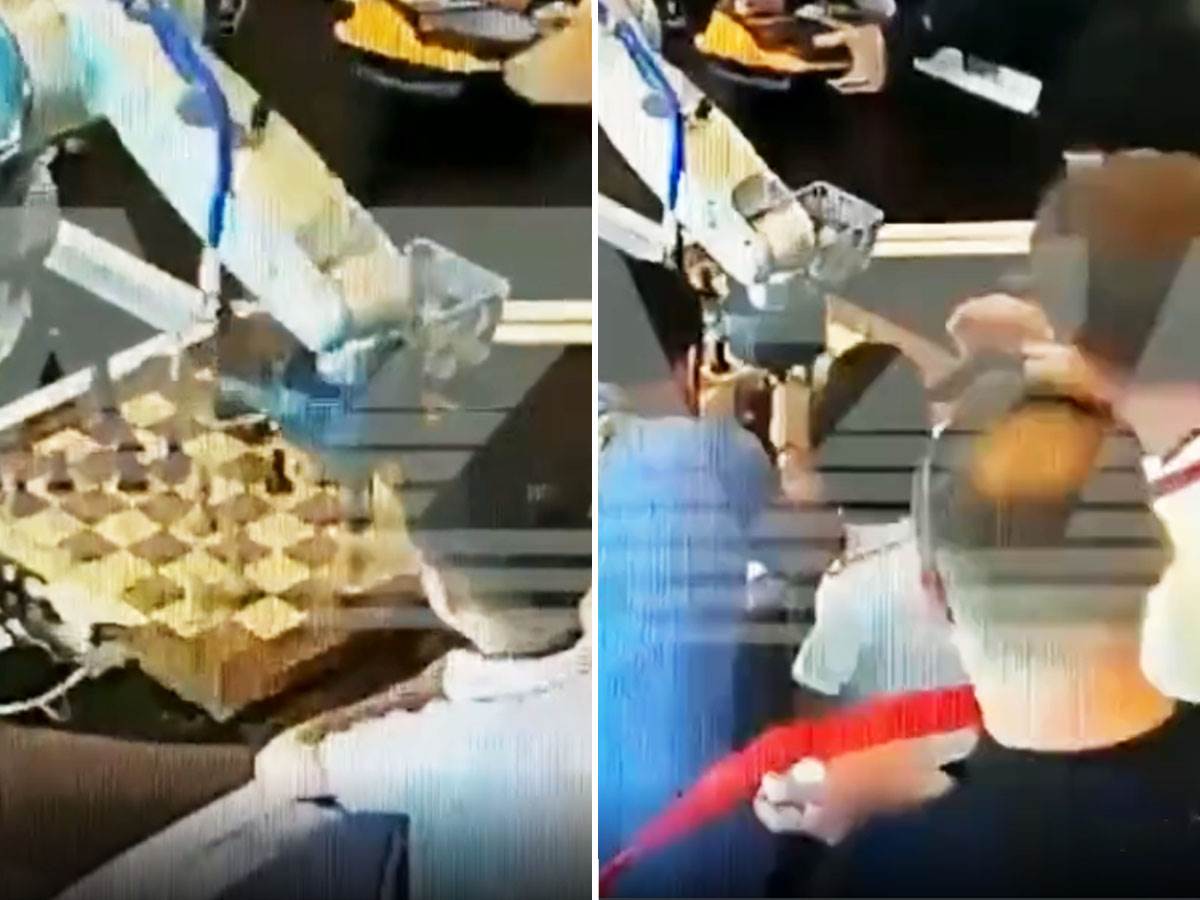  robot slomio djecaku prst Na šahovskom turniru u Moskvi  