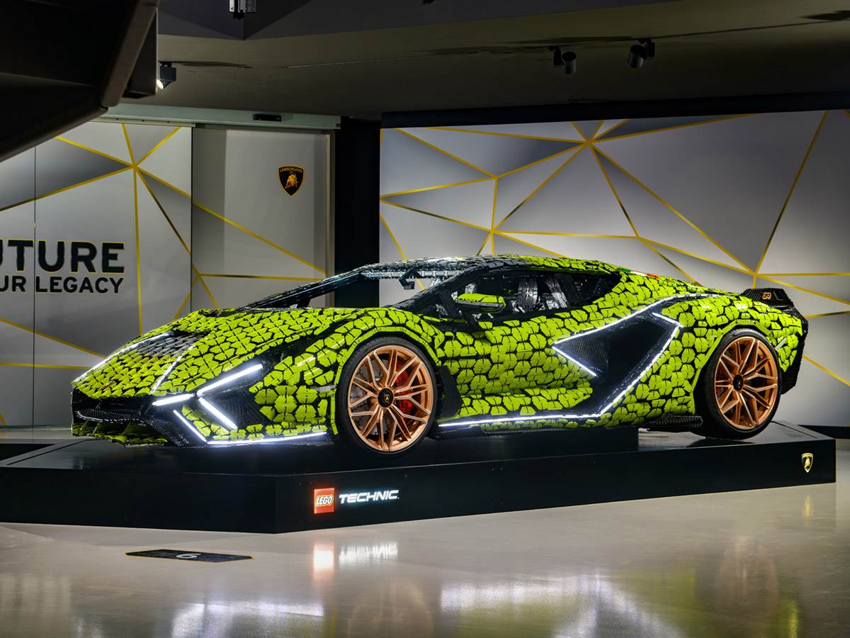  Lamborghini Sián od lego kockica 