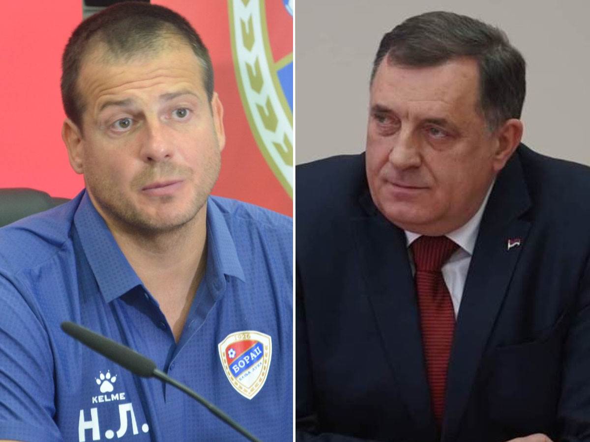  Milorad Dodik obratio se Lalatoviću i igračima Borca posle meča u Posušju. 