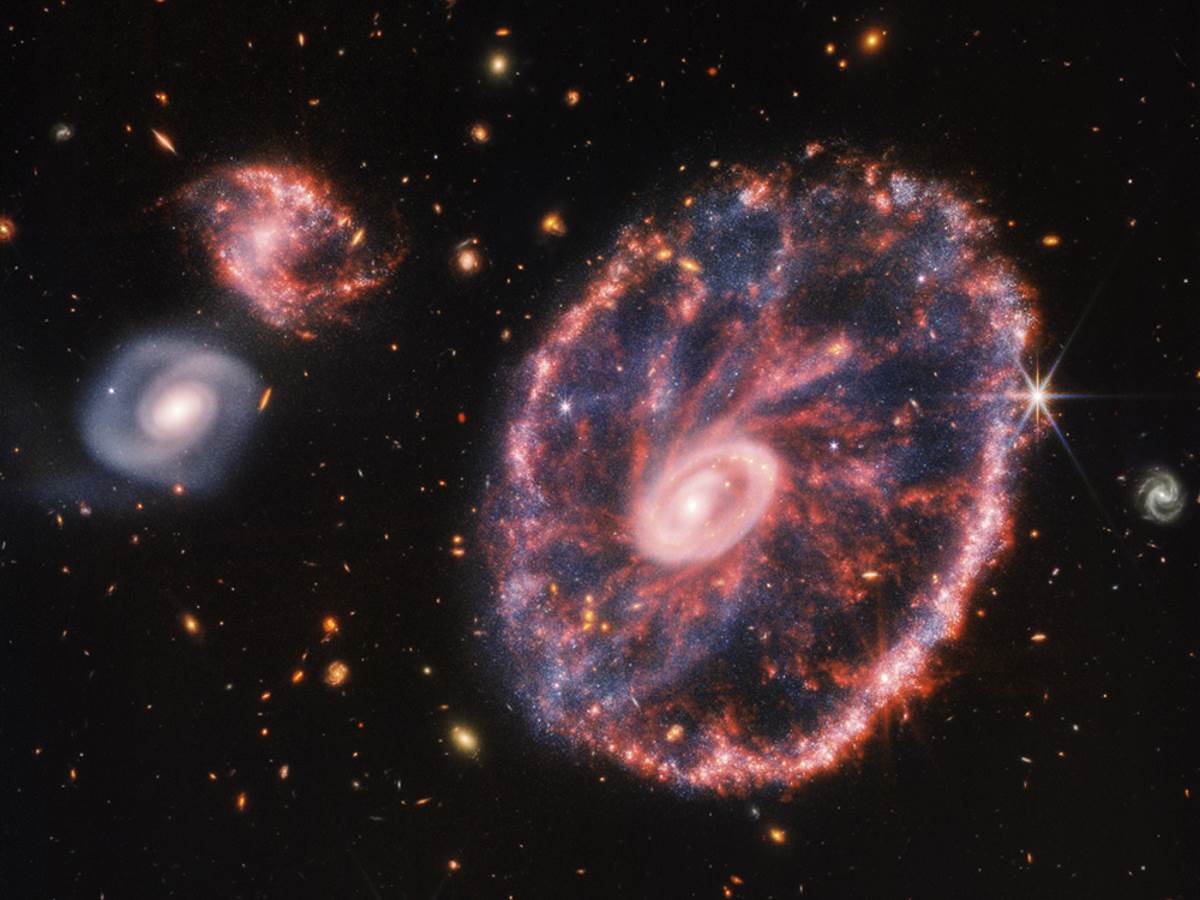  Teleskop Džejms Veb dao nevjerovatnu sliku galaksije Kolski točak. 