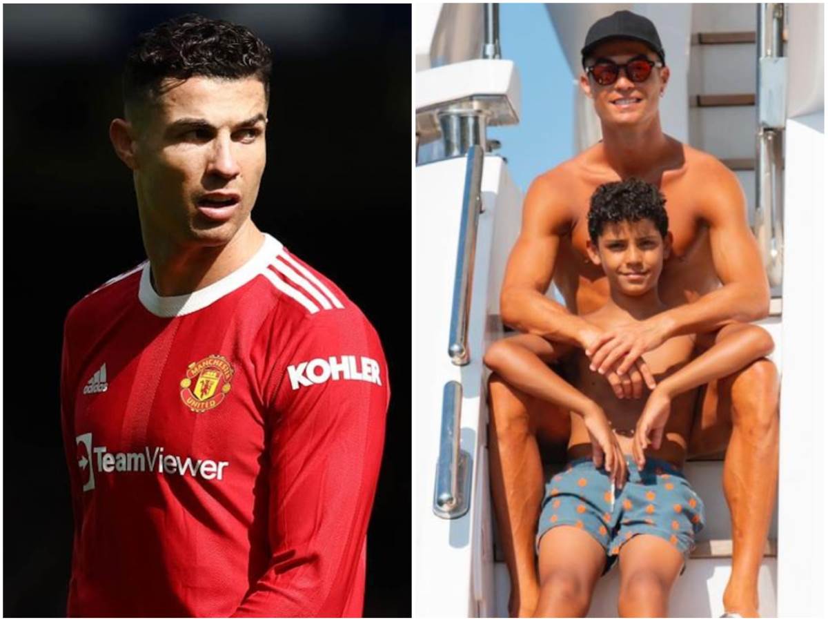 Kristijano Ronaldo i njegov sin 