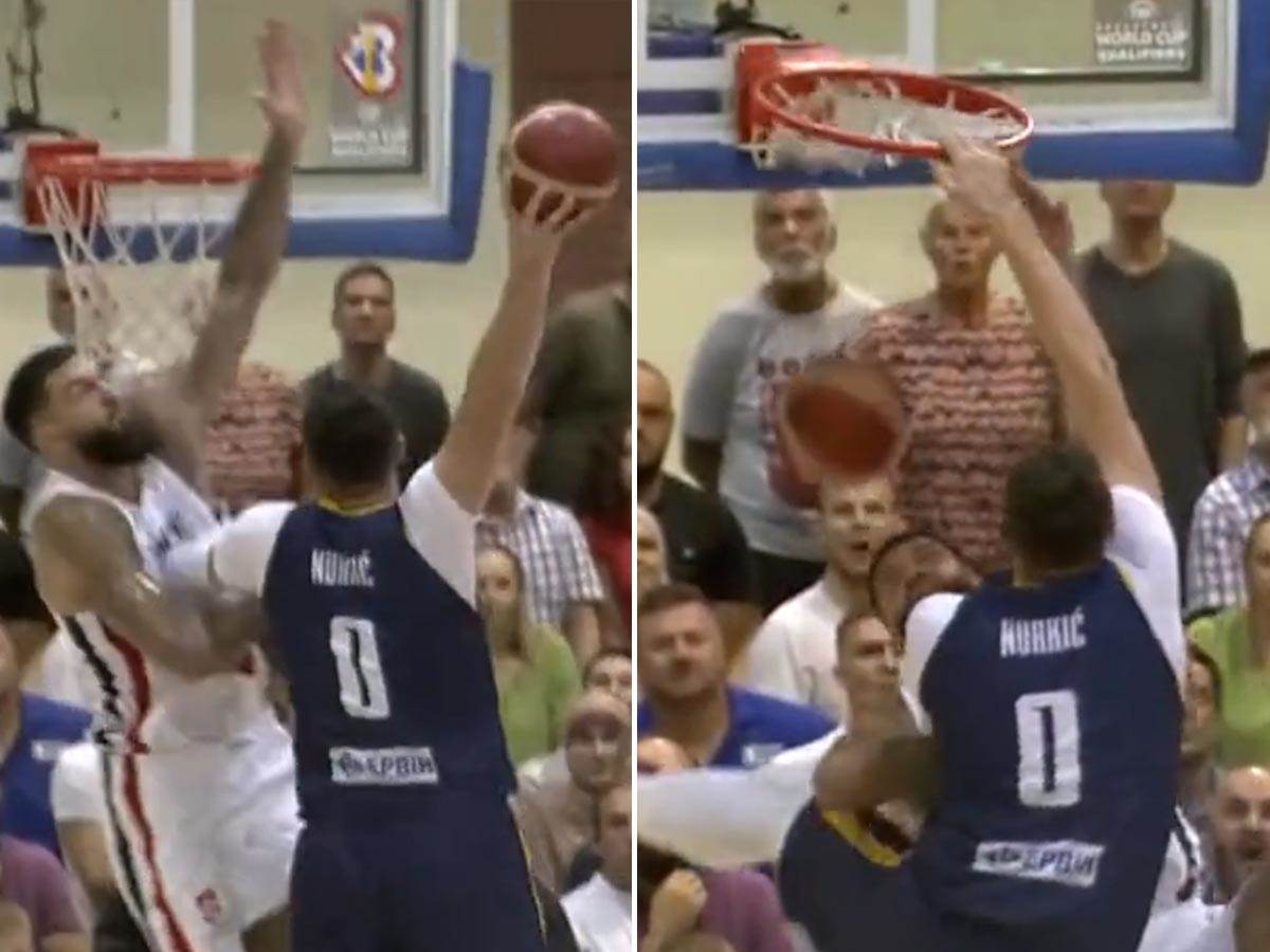  NURKIĆ LOMIO OBRUČE - OD OVOGA NEMA ODBRANE! Bosanci šokirali Francuze, a svi pričaju o potezu NBA centra! (VIDEO) 