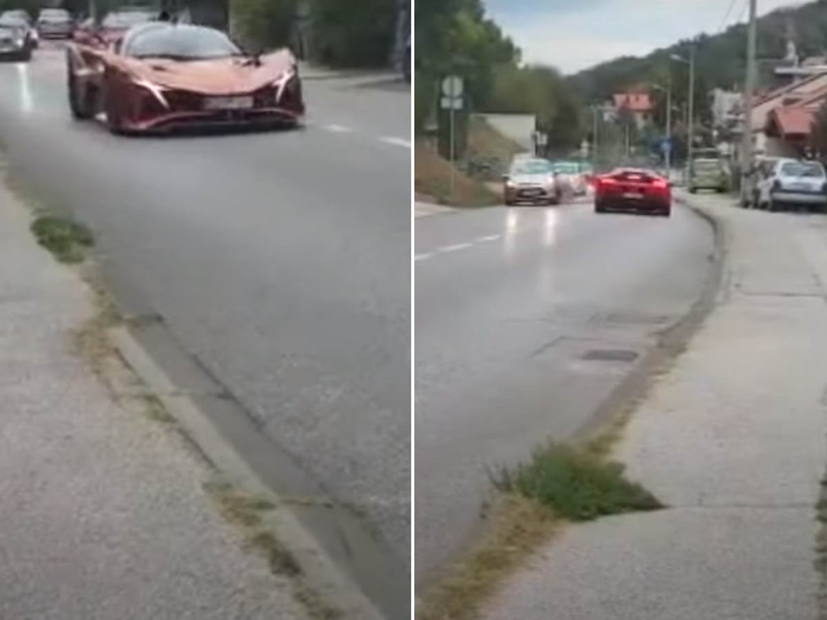  Jedan od najrijeđih automobila na svijetu se slupao u Zagrebu. 