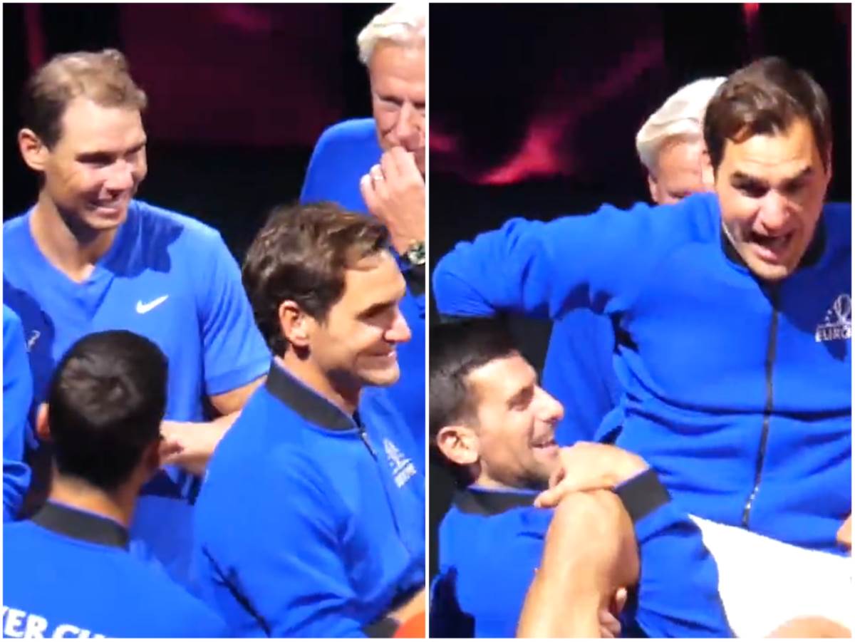  Novak Đoković i Rodžer Federer Lejver kup 