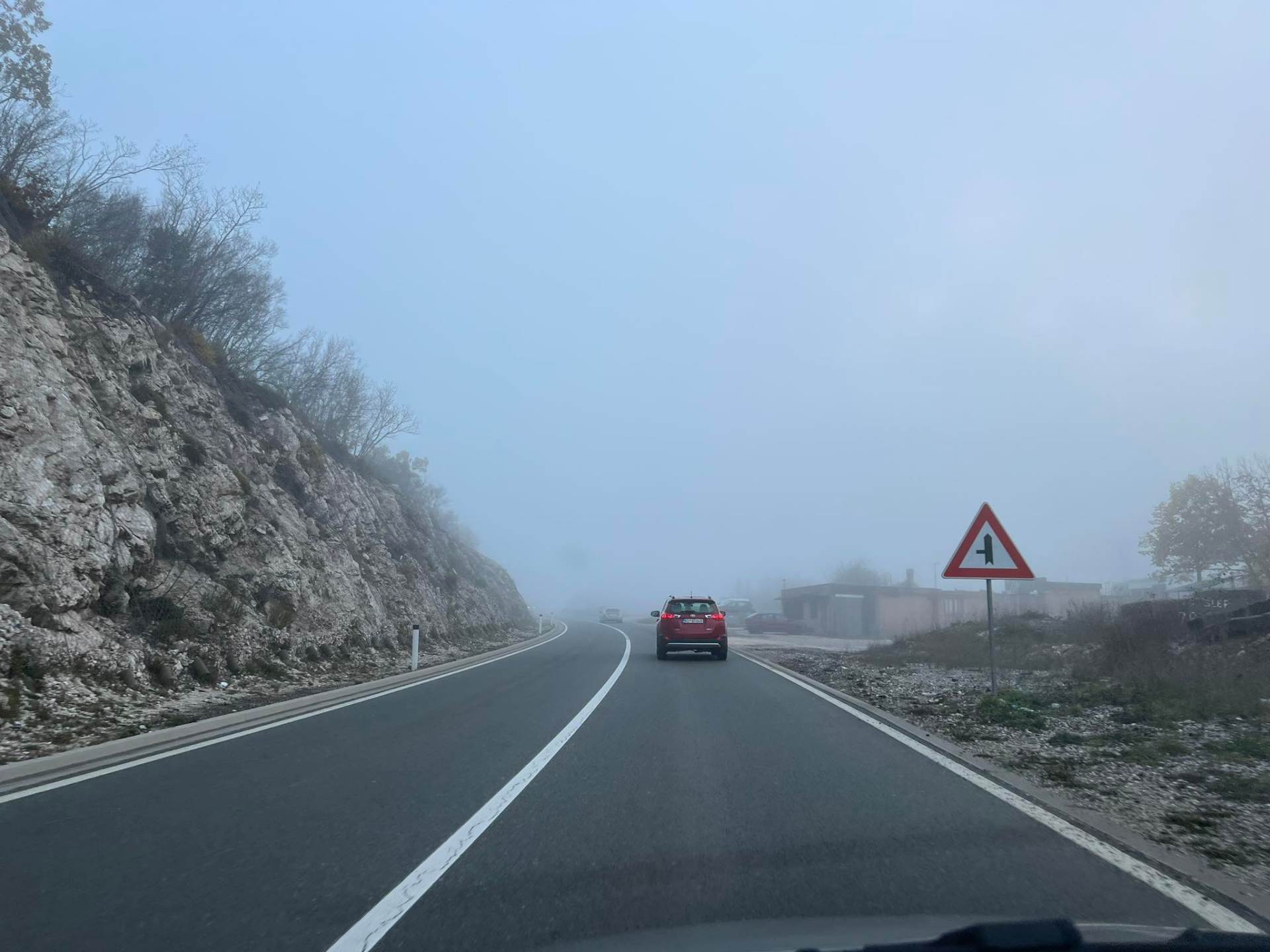  vidljivost na putevima u Crnoj Gori 