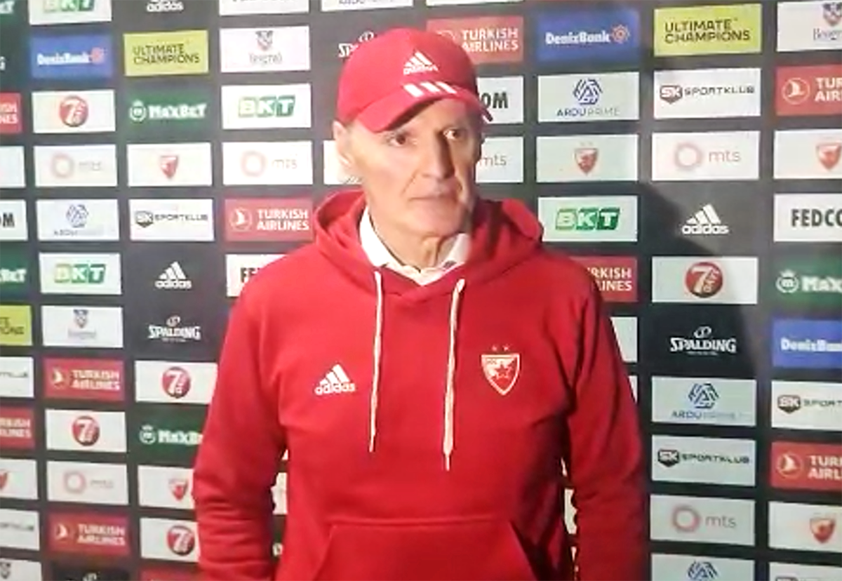  Trener Crvene zvezde Duško Ivanović se ne šali, on tačno zna šta želi od ekipe! 