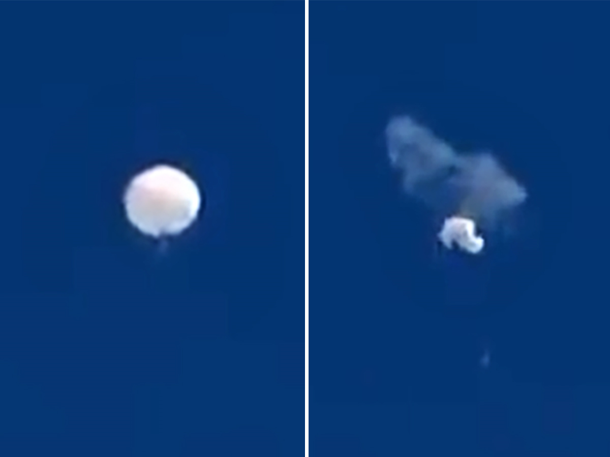  Vojska u SAD locirala misteriozn balon na nebu 