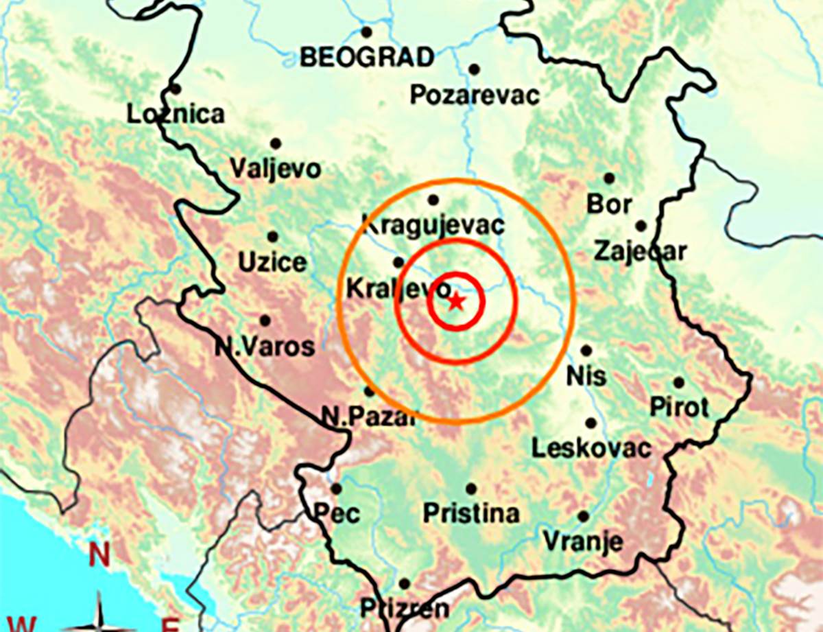  novi zemljotres u srbiji  