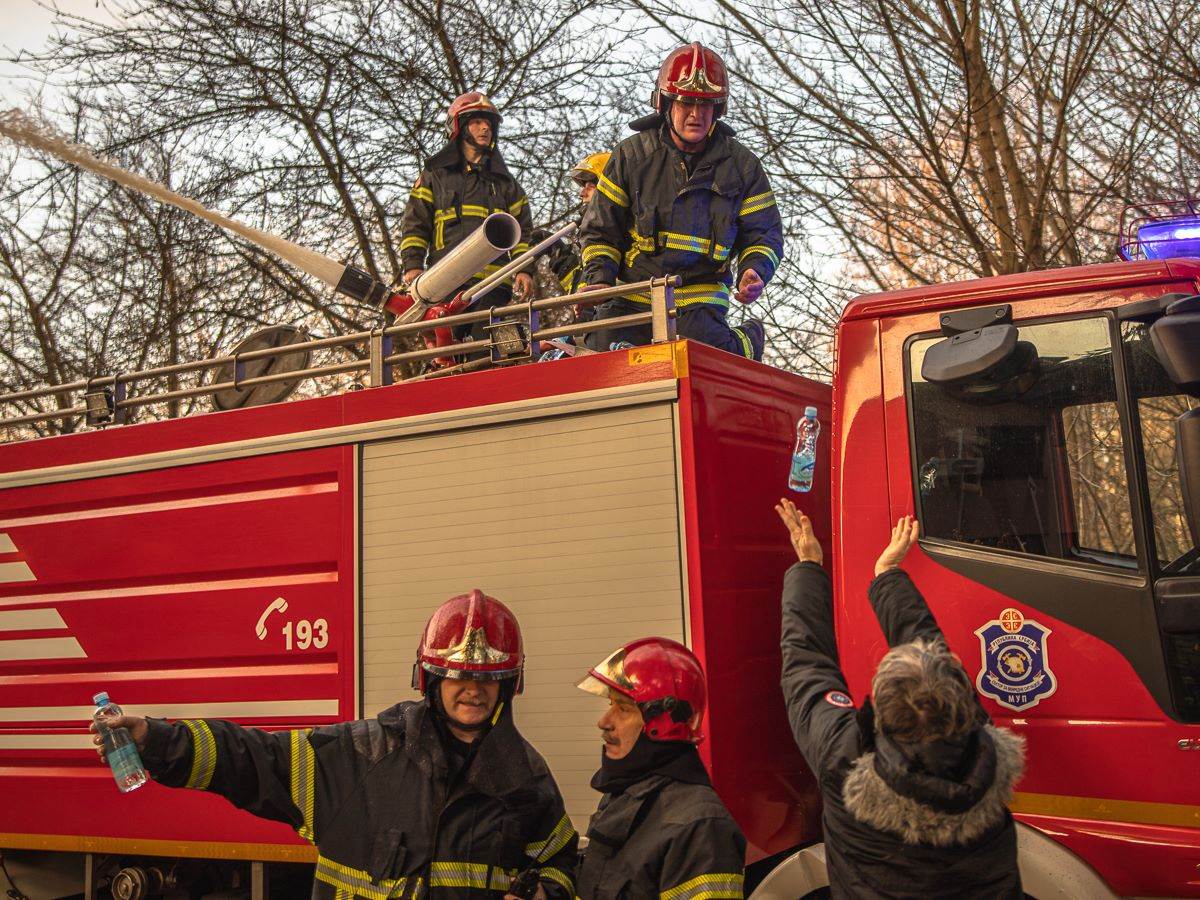  Požar u Kragujvcu, jedna osoba povrijeđena 