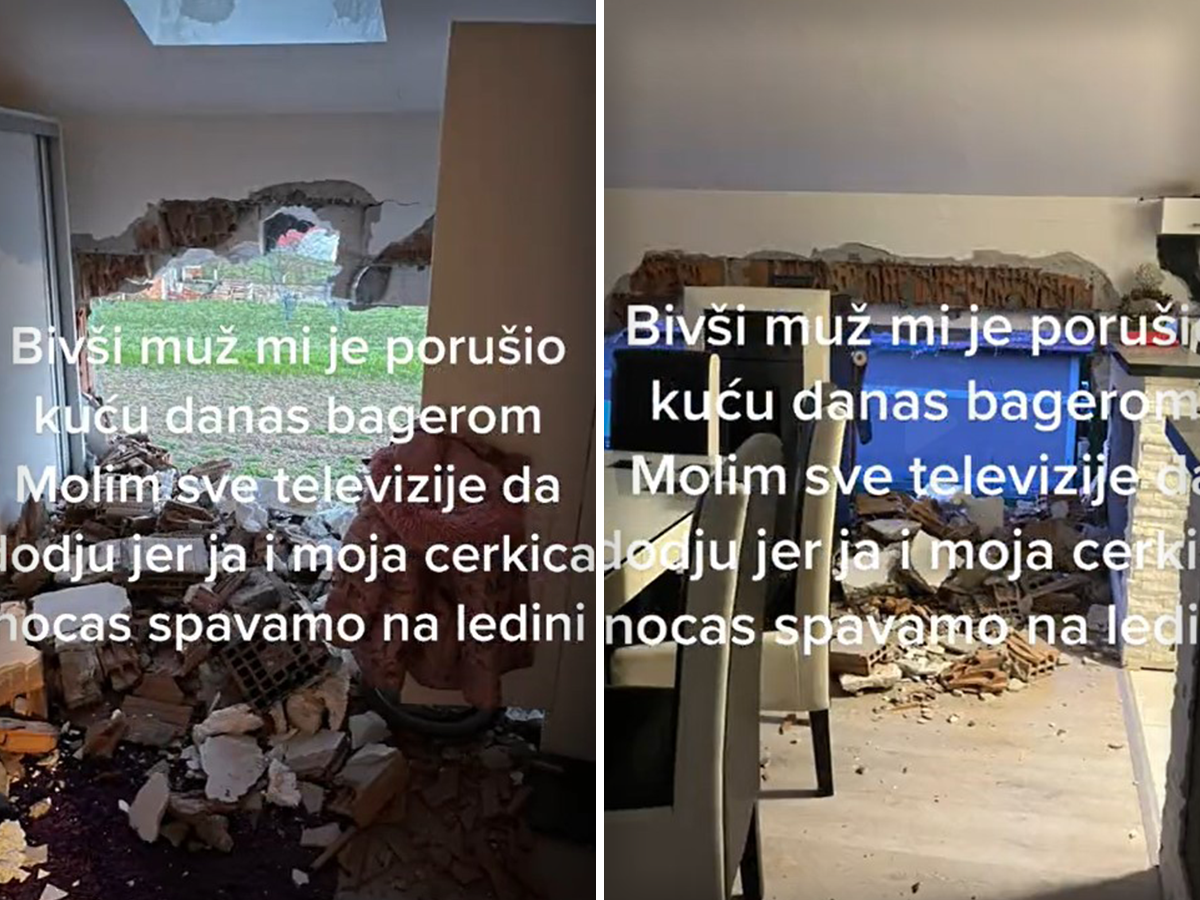  Muž srušio kuću bivšoj ženi u Beogradu 