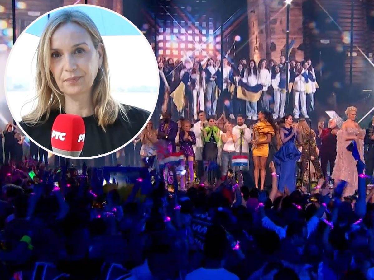  Voditeljka zaplakala u toku prenosa Evrovizije 