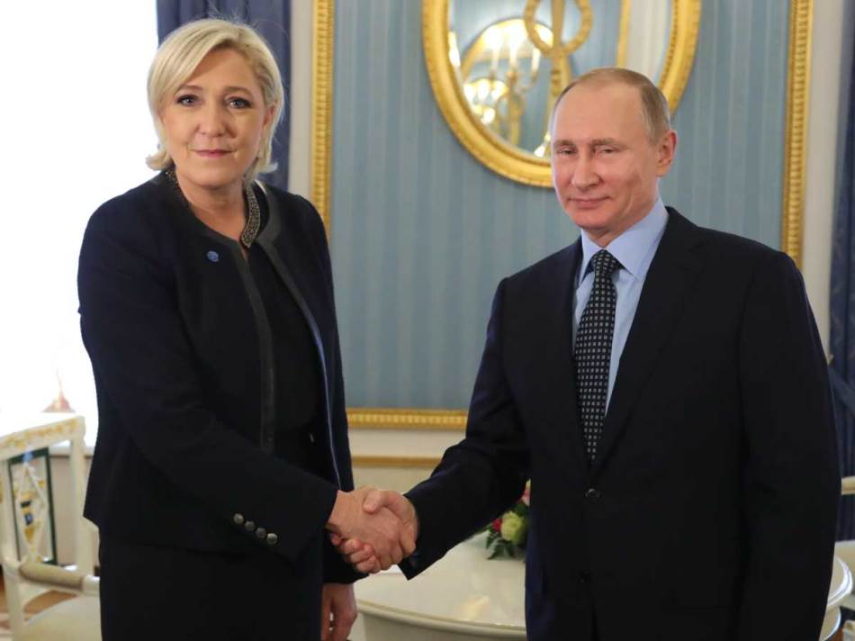  Procurili detalji izvjestaja francuskog parlamenta o vezama Le Pen sa Rusijom 