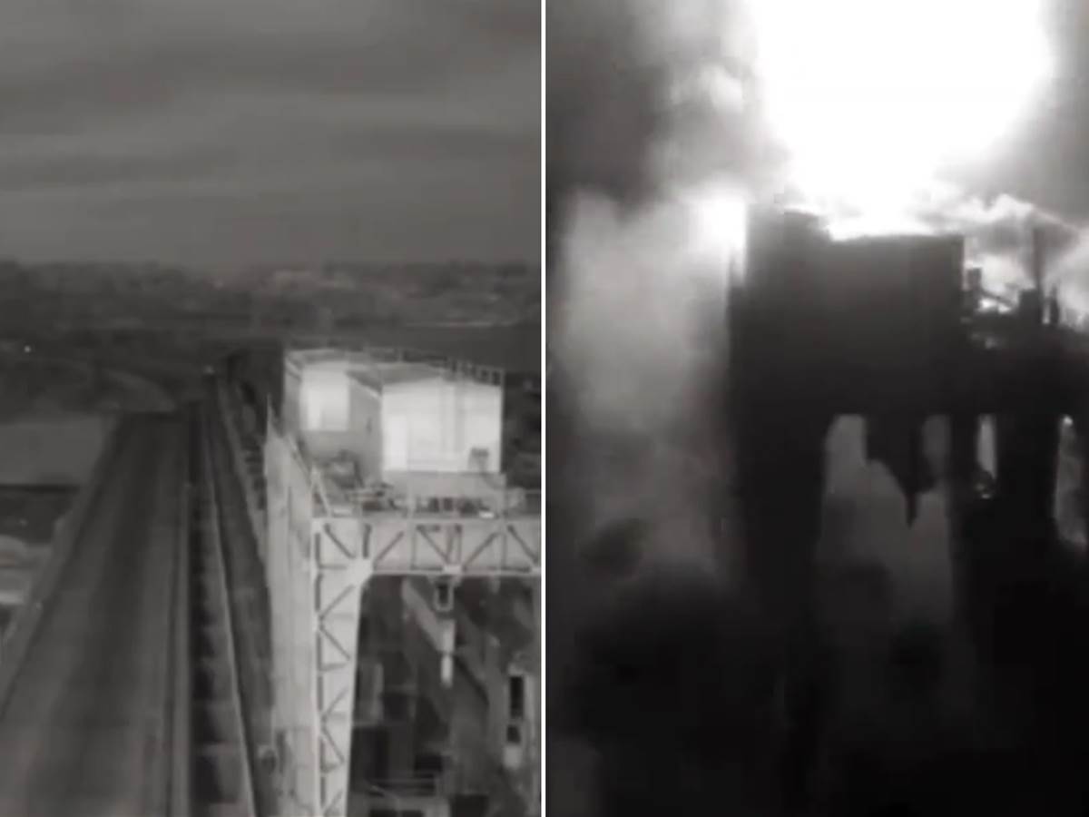  Snimak navodne eksplozije brane u Dnjepru 