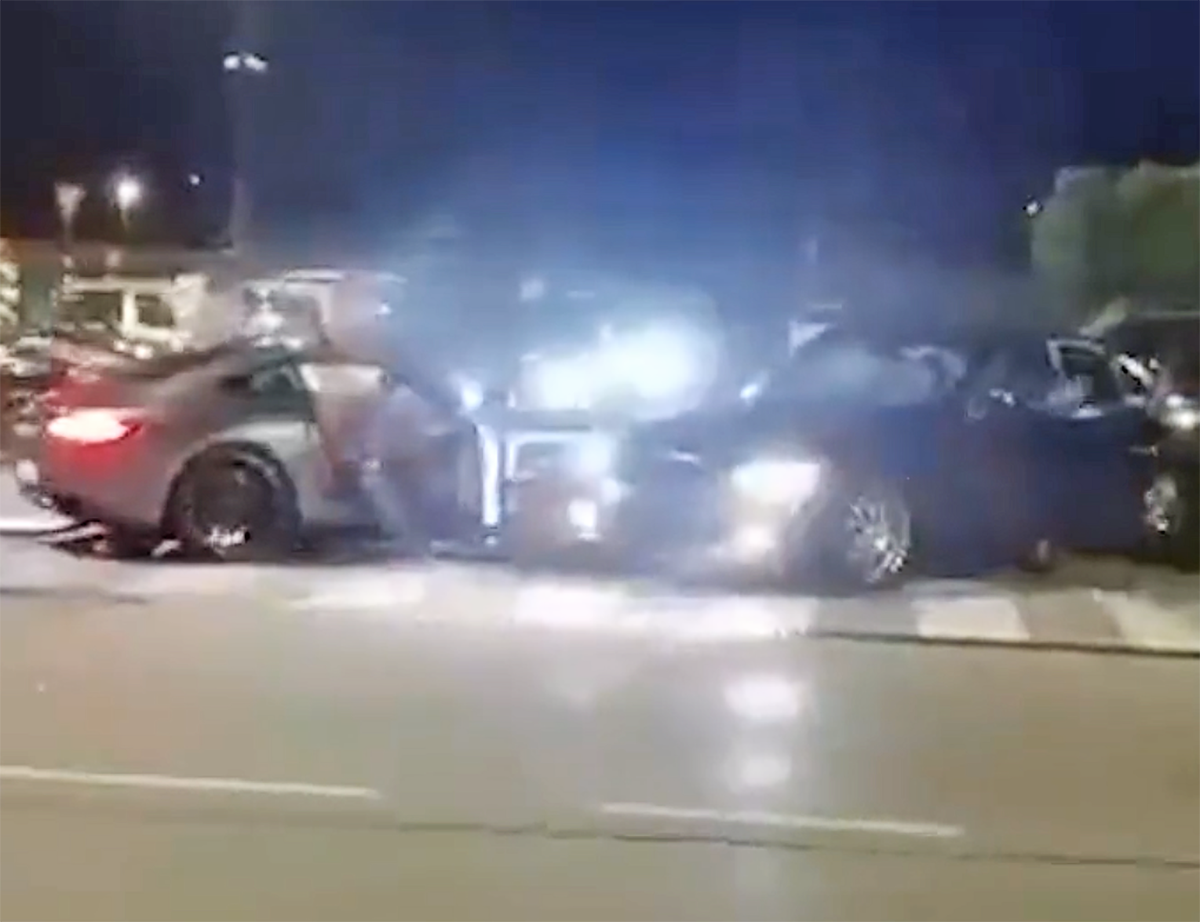  Snimak saobraćajne nesreće u Zagrebu 