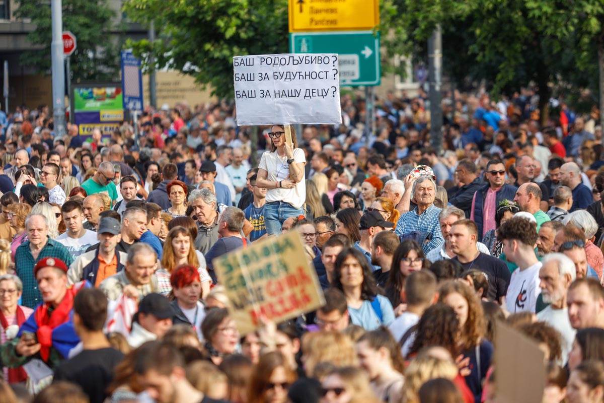  Sedmi protest "Srbija protiv nasilja", u Beogradu 