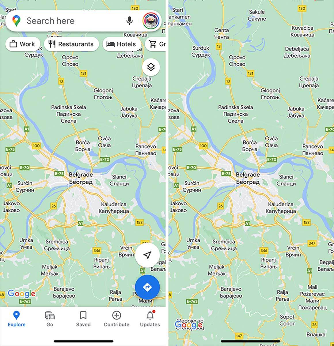 Google maps uveo nove opcije 