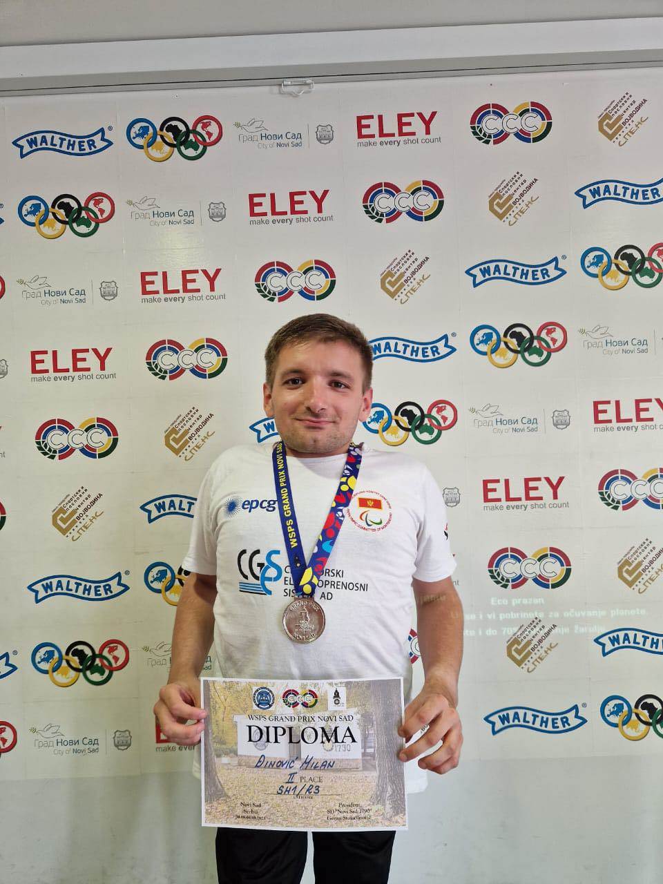  Milan Đinović osvojio srebro 