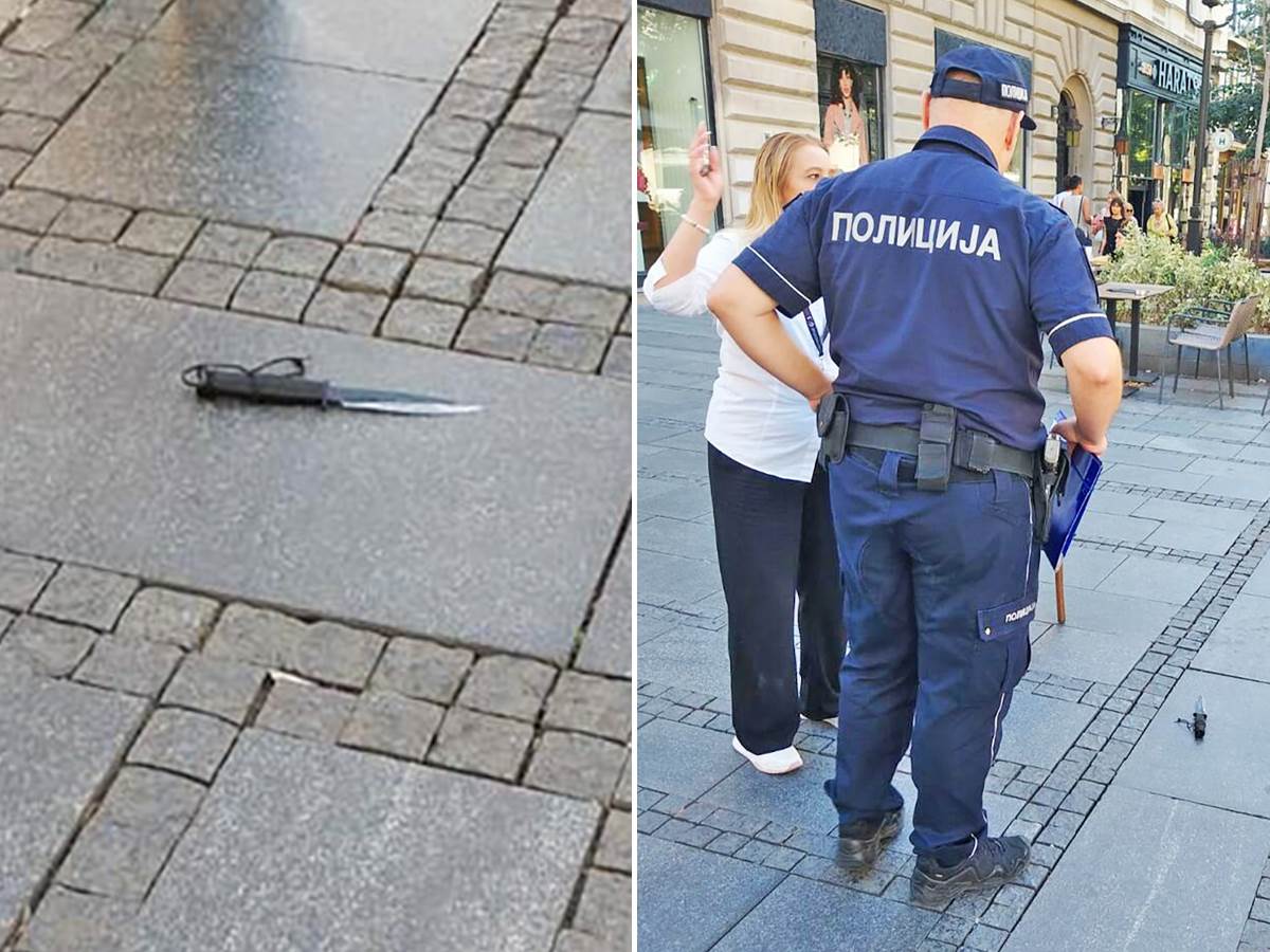  Napad nožem u centru Beograda 