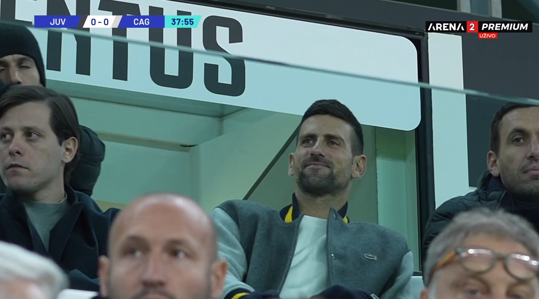  Novak Đoković na utakmici Juventus - Kaljari  