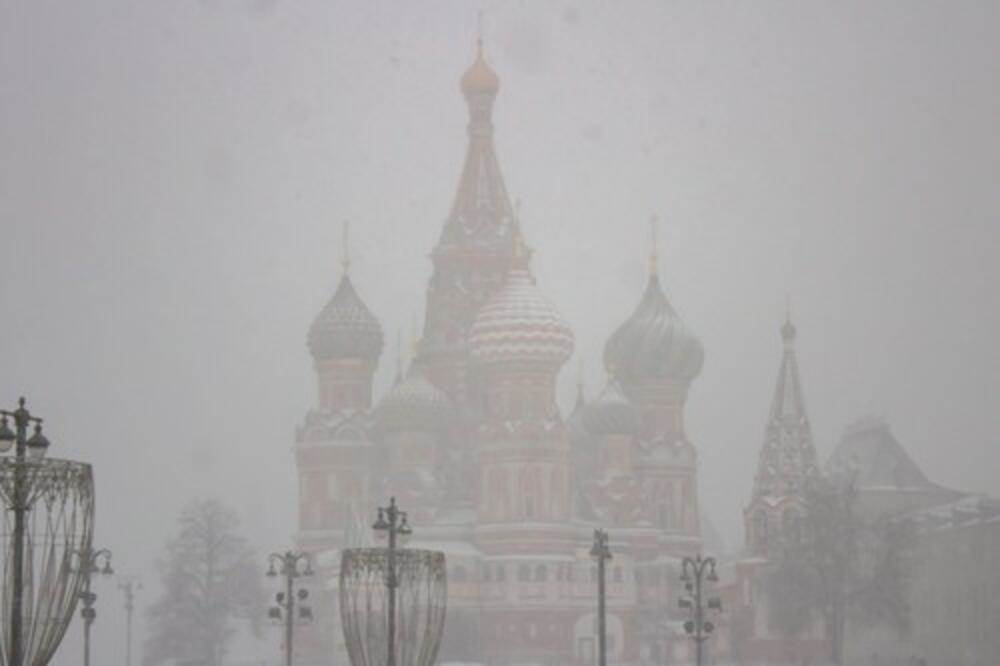  Sniježne mećave zahvatile su djelove Rusije u petak 