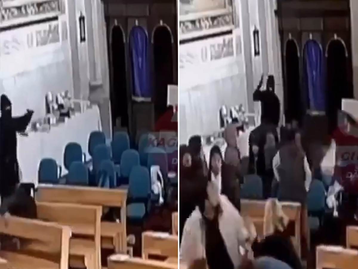  Snimak napada u crkvi u Istanbulu 