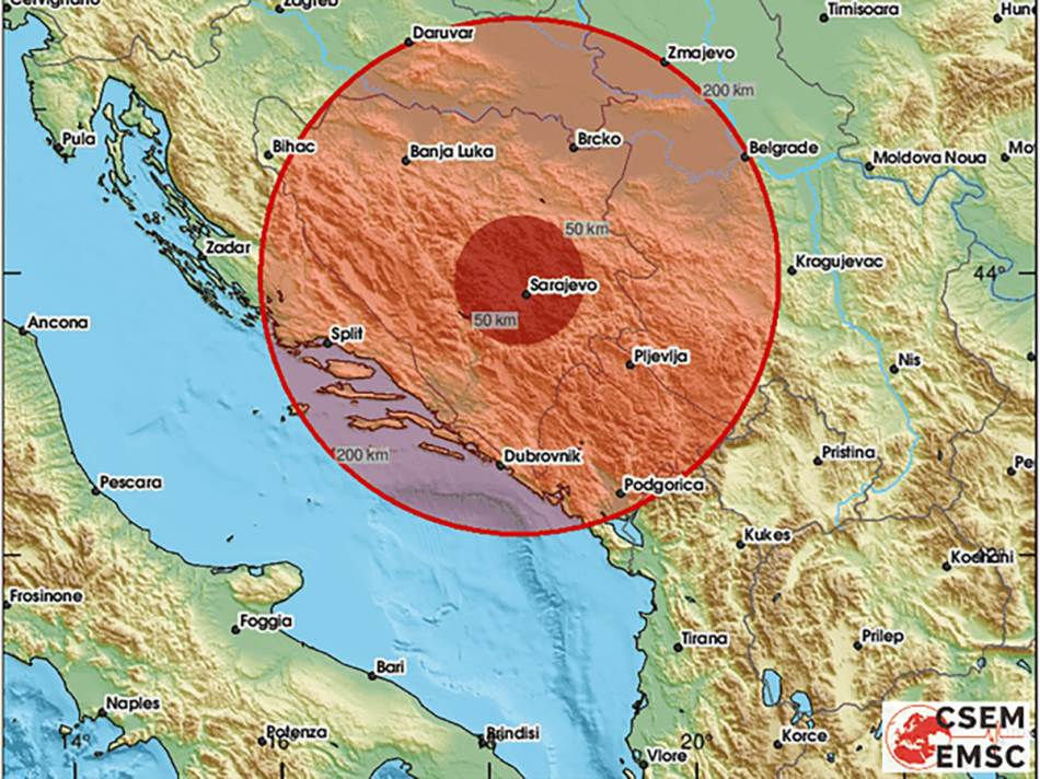  Zemljotres u Sarajevu 