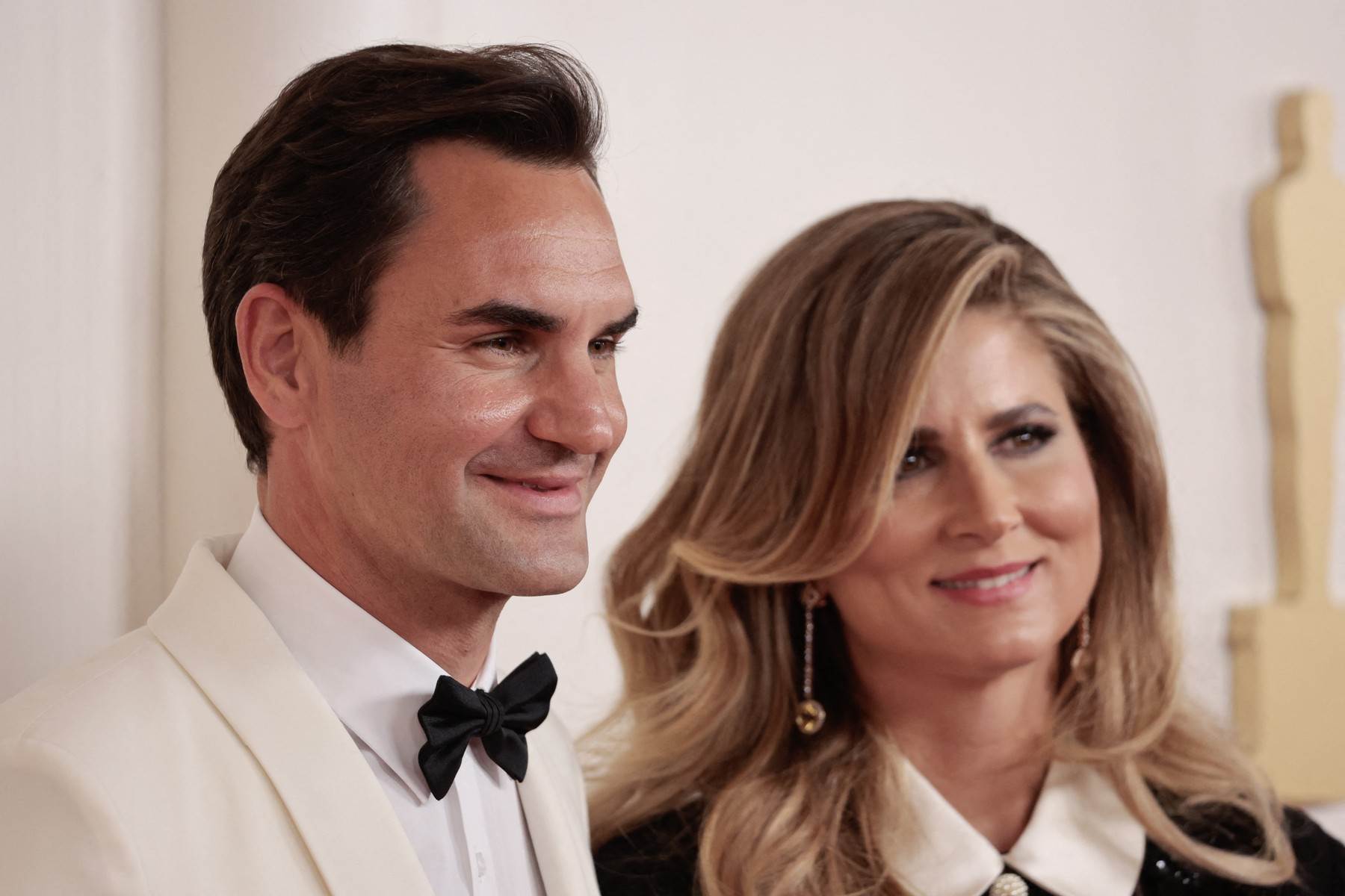  Federer na dodjeli oskara sa suprugom Mirkom 