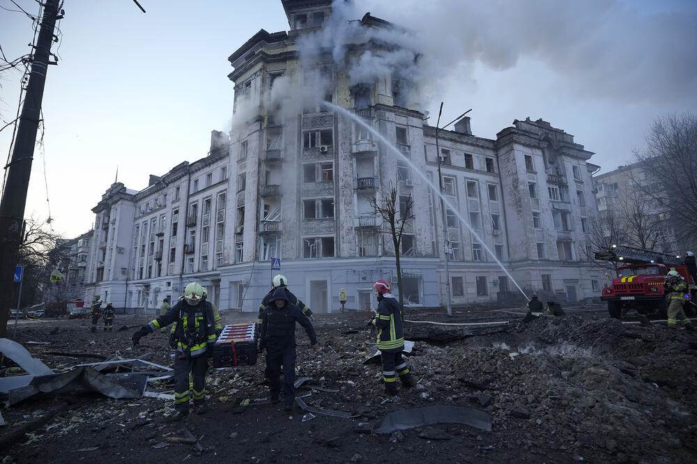  Rusi gađali objekte Glavne obavještajne uprave u Kijevu 