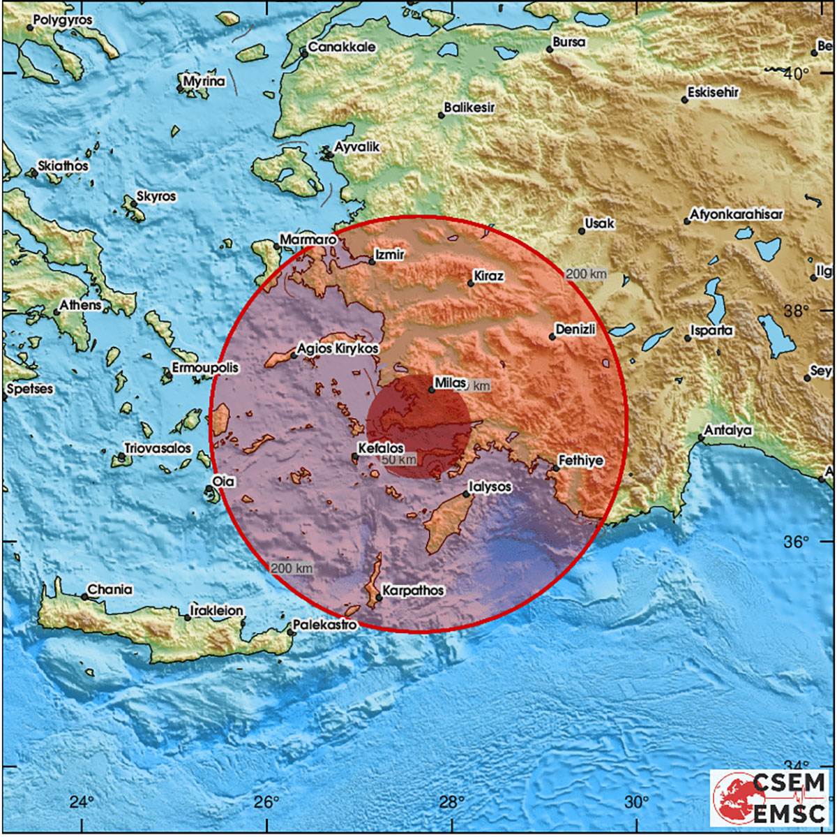  Jak zemljotres pogodio je Grčku 