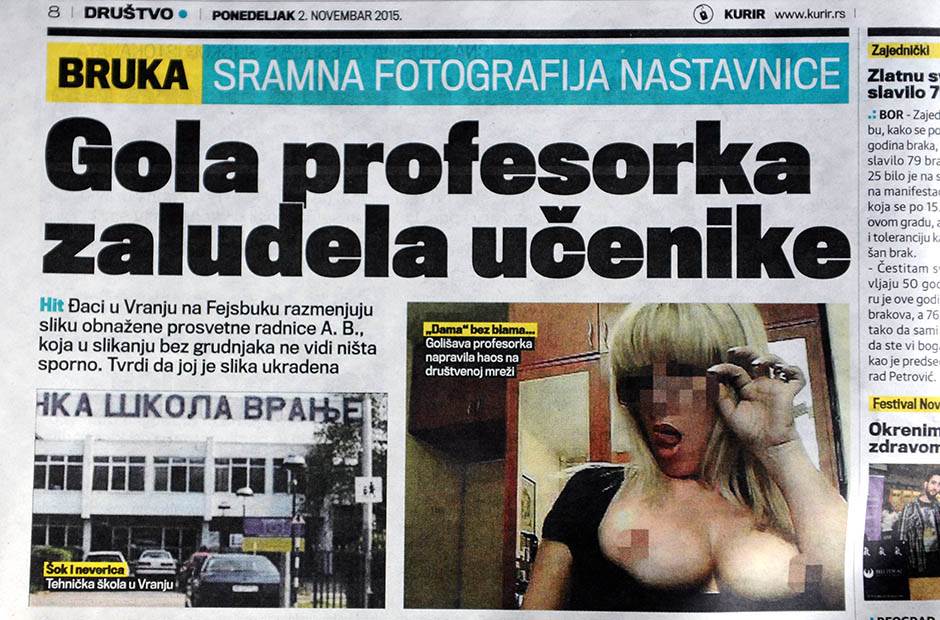 Gole slike profesorice iz bosne