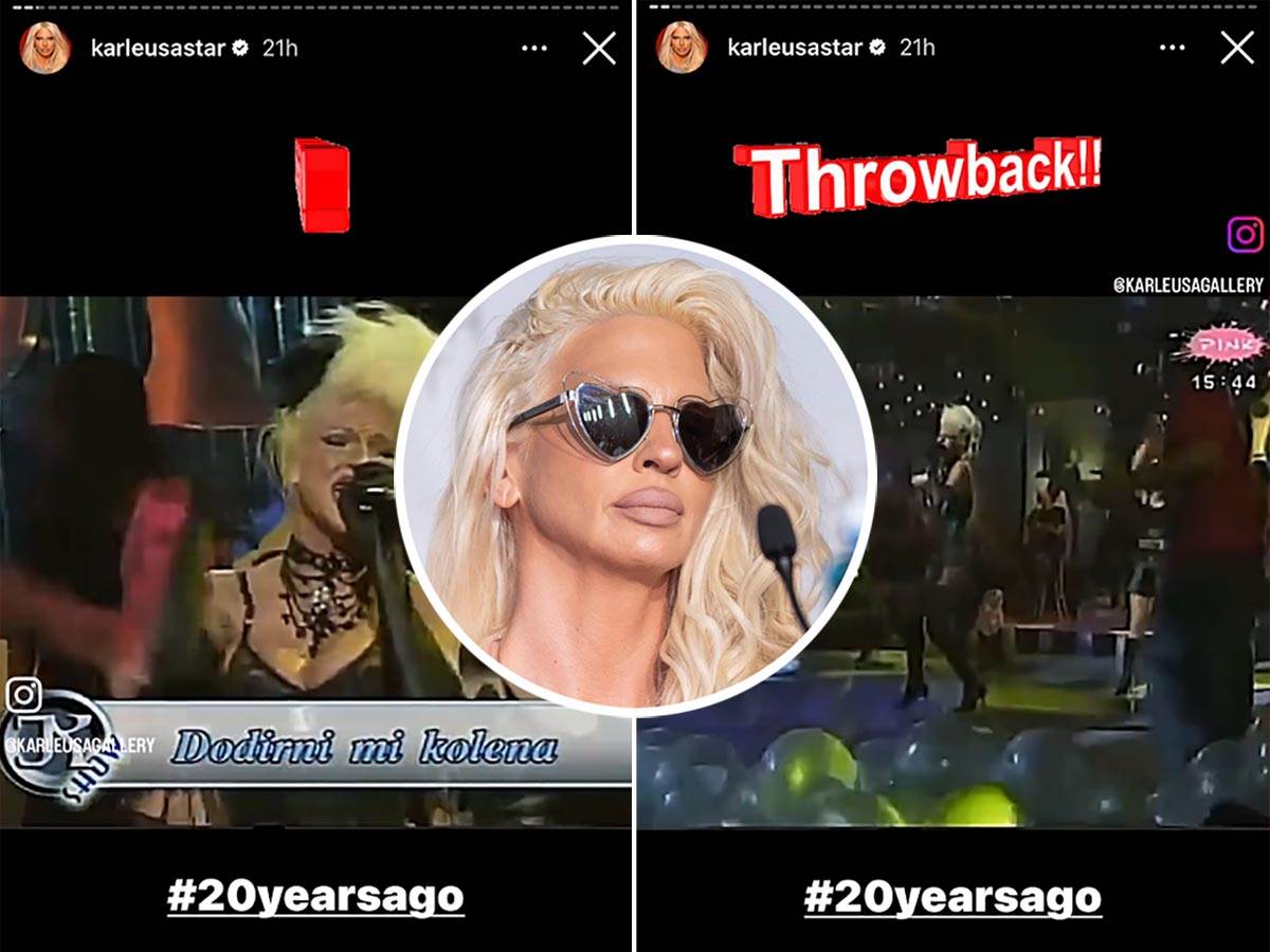  Jelena Karleusa snimak 20 godina star vrcka 