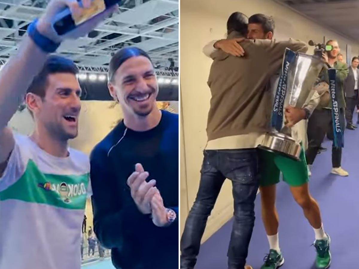  Zlatan Ibrahimovic pjevao sa Novakom Djokovicem 