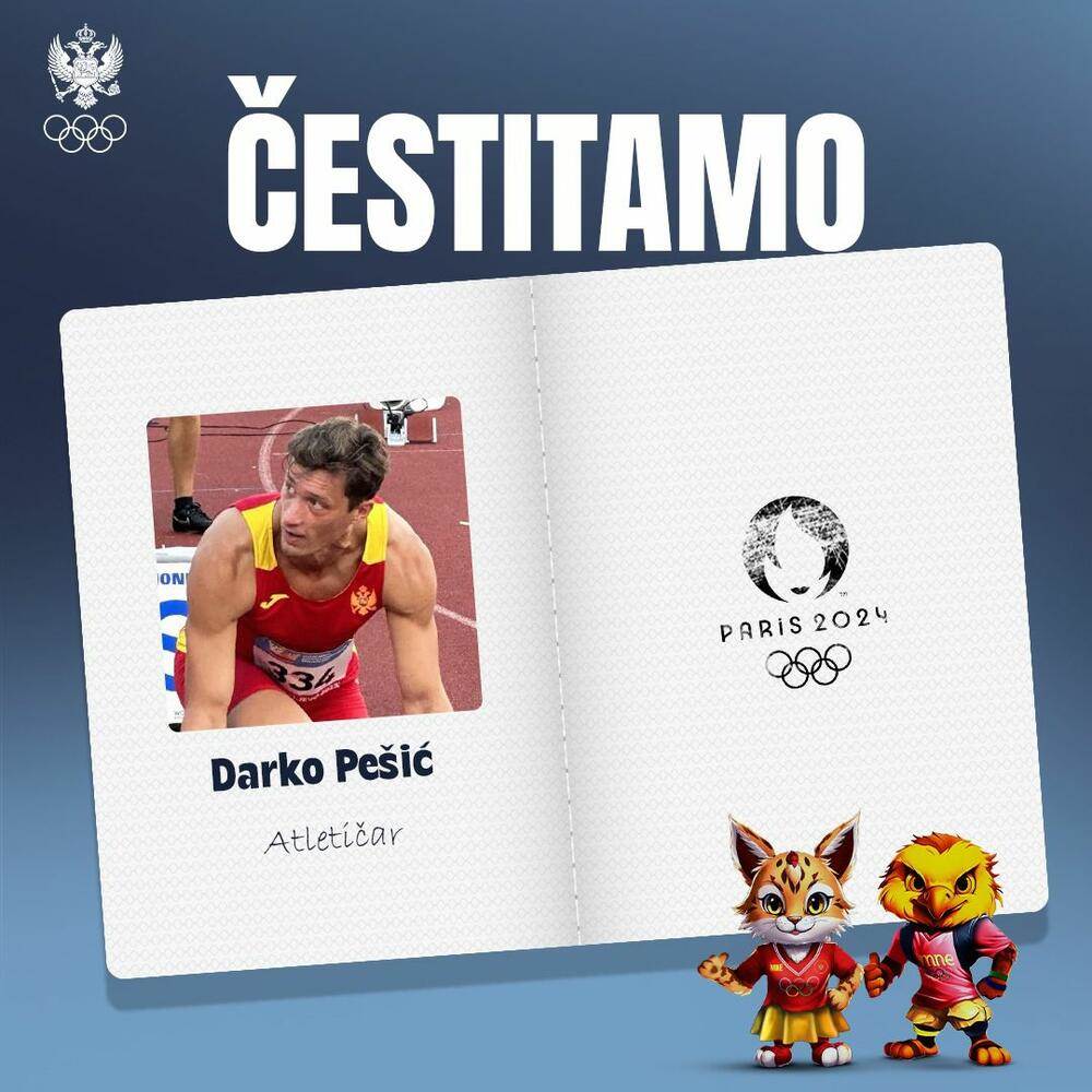  Atletičar Darko Pešić ide na Olimpijske igre 
